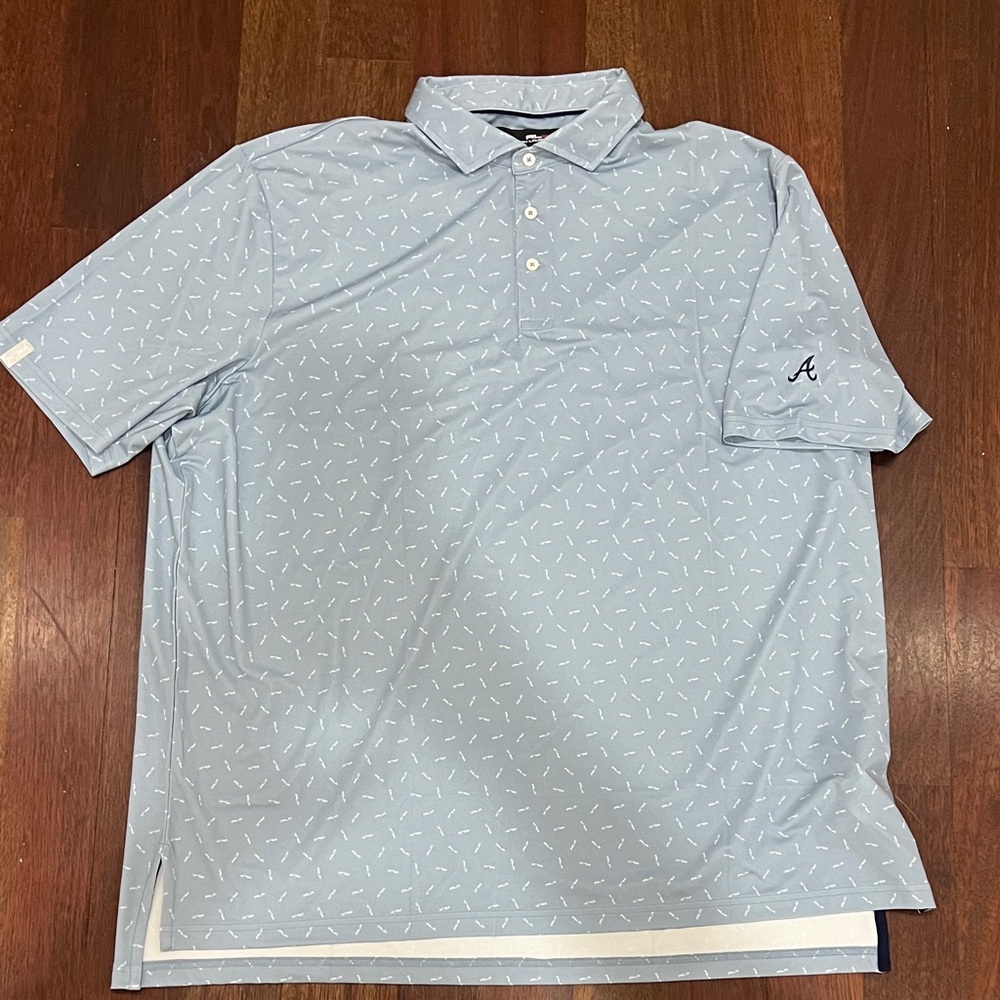NWOT RLX Ralph Lauren Atlanta Braves Golf Shirt
